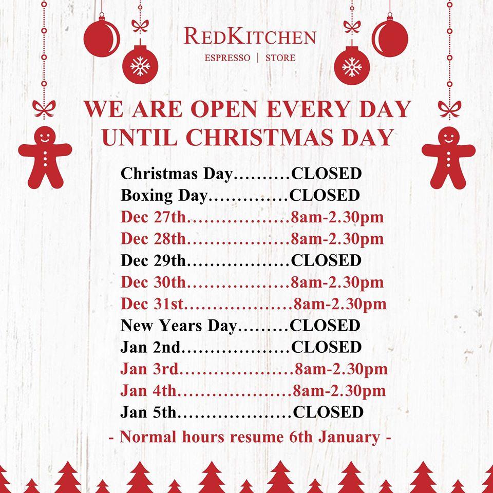 Menu at RedKitchen Cafe & Store, Te Awamutu