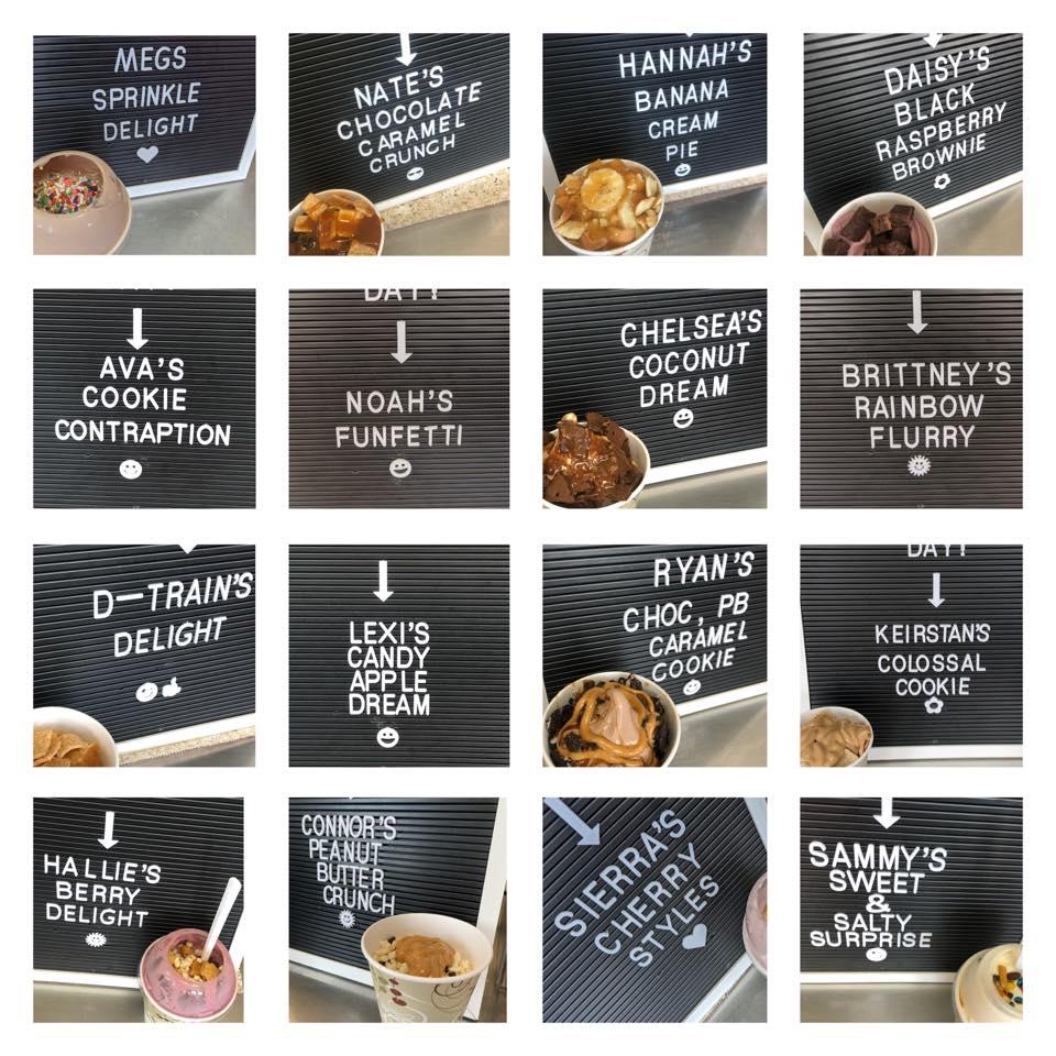 Menu at Reese's Dairy Bar, Auburn