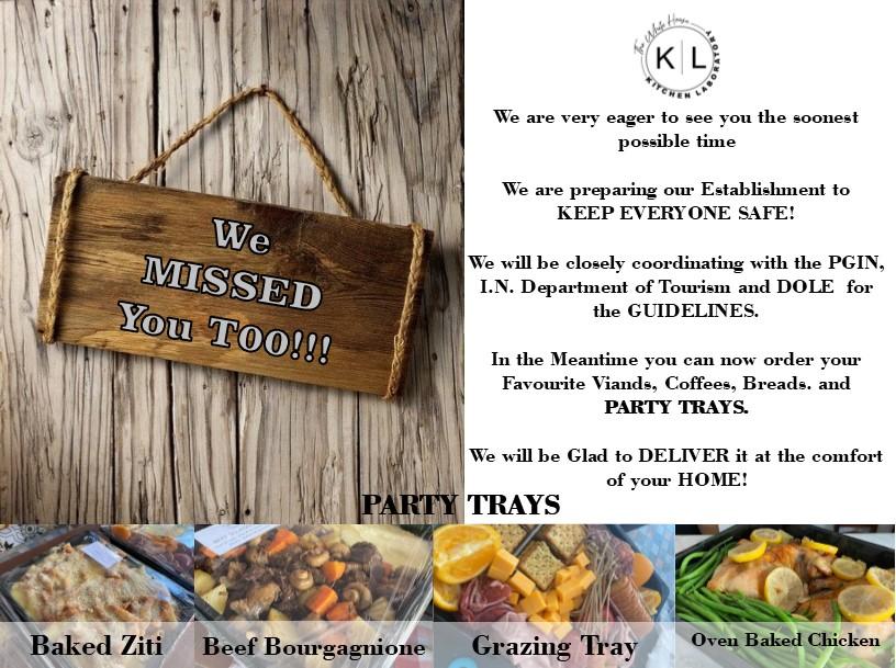 Menu at Kitchen Lab restaurant, Laoag City