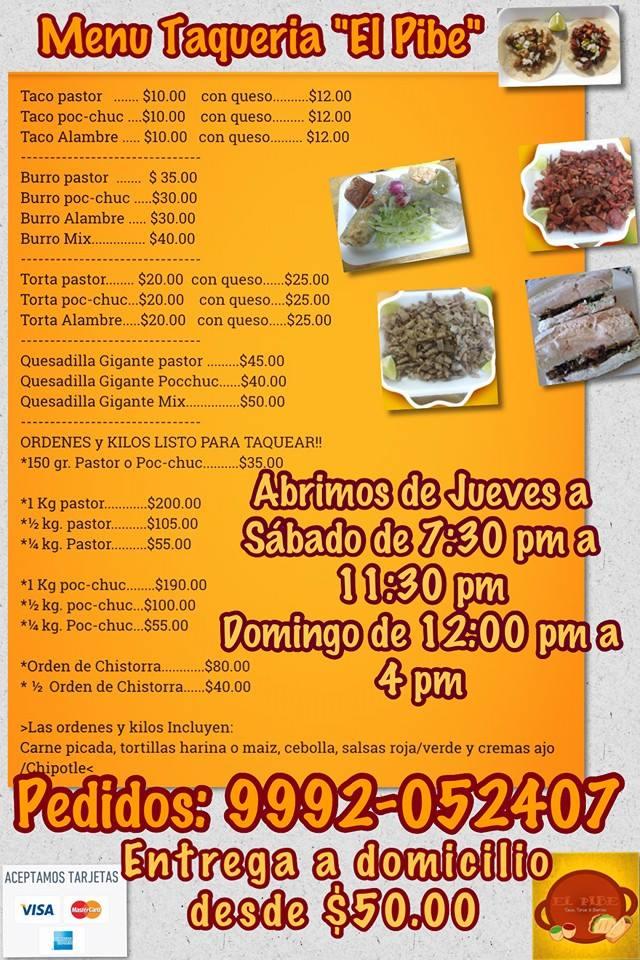 Carta de El PIBE, Merida