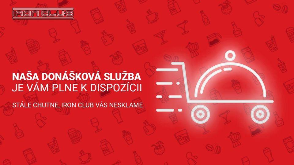 Menu at IRON CLUB, Košice