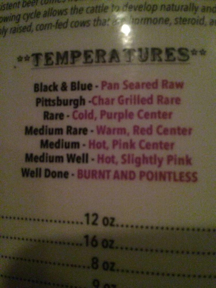 Menu at Herbs and Rye pub & bar, Las Vegas