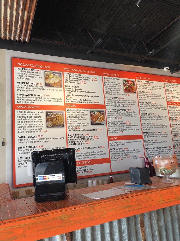Menu at Catfish Station restaurant, Spring, Kuykendahl Rd