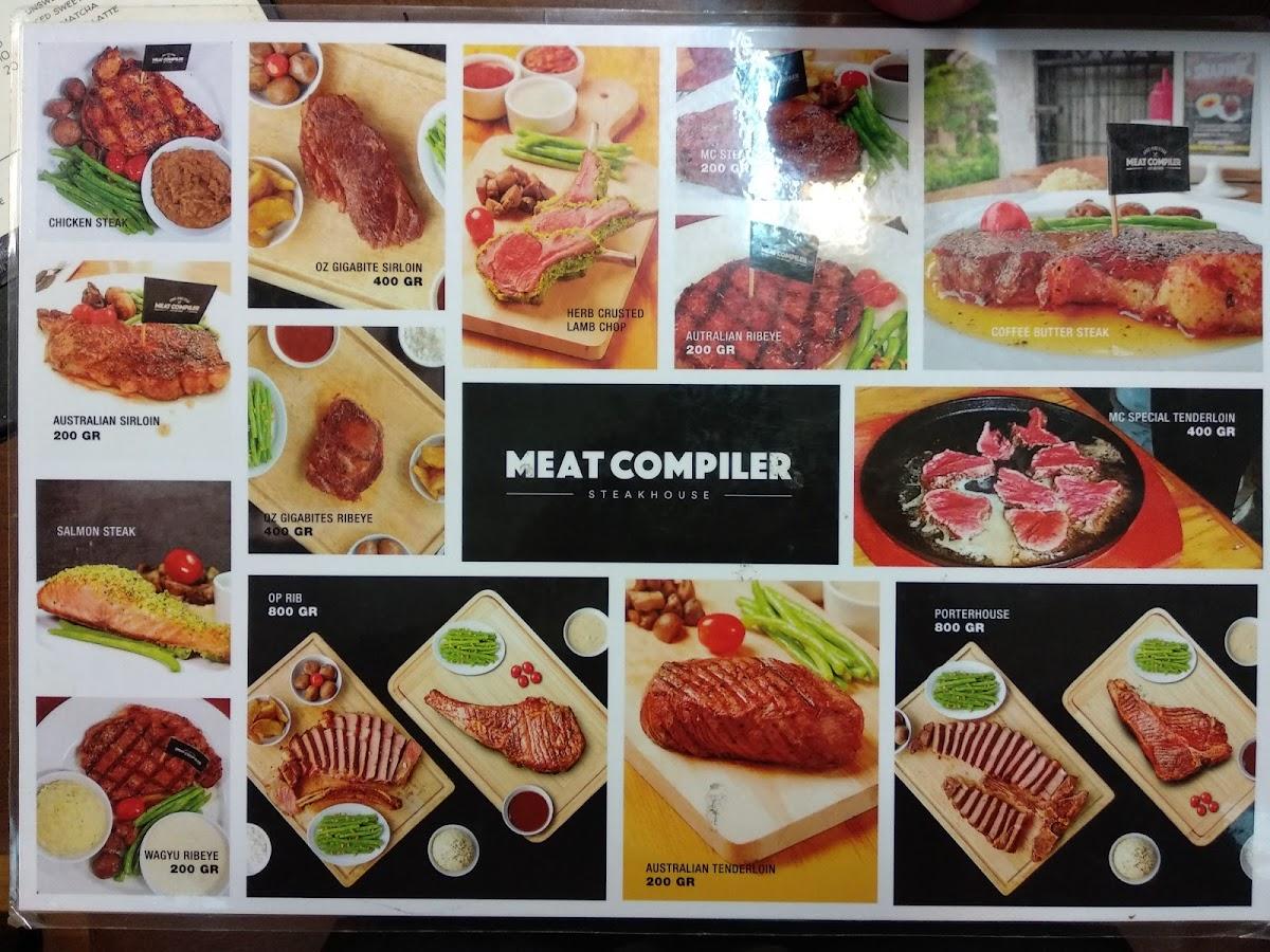 Menu at Meat Compiler Cikajang steakhouse, South Jakarta, Jl. Cikajang