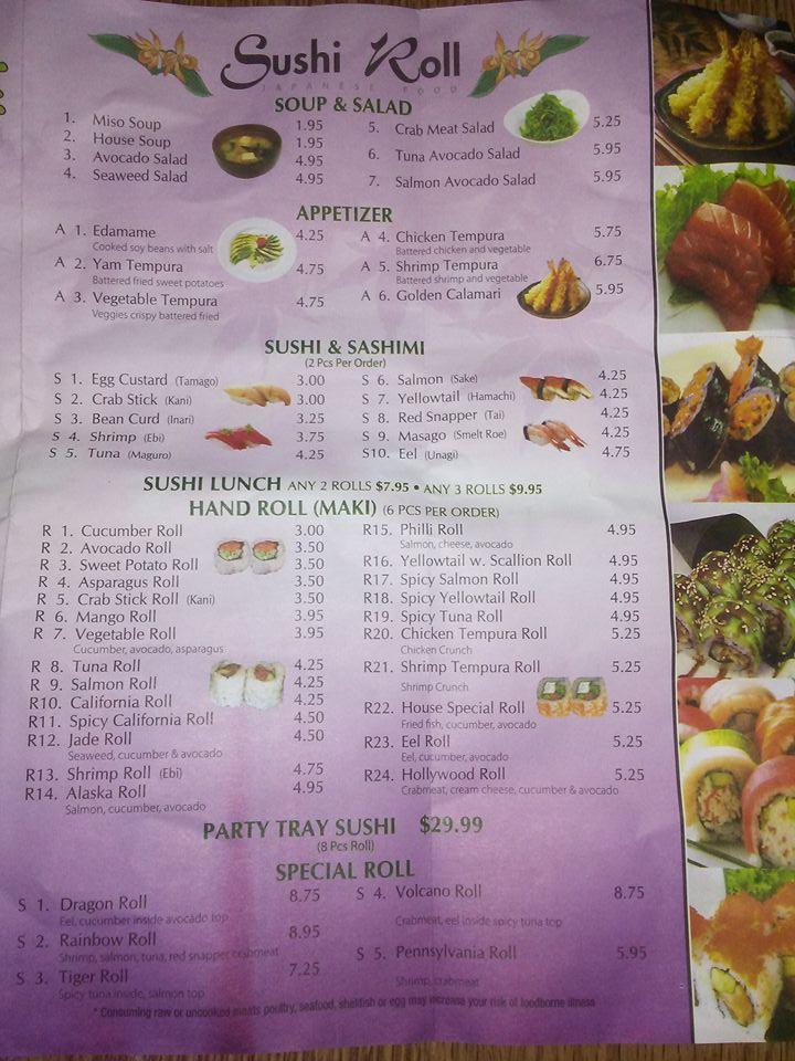 Menu at Asian Taste restaurant, Scranton