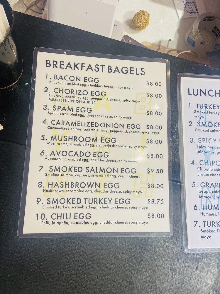 Menu at Labyrinth BCA restaurant, McAllen