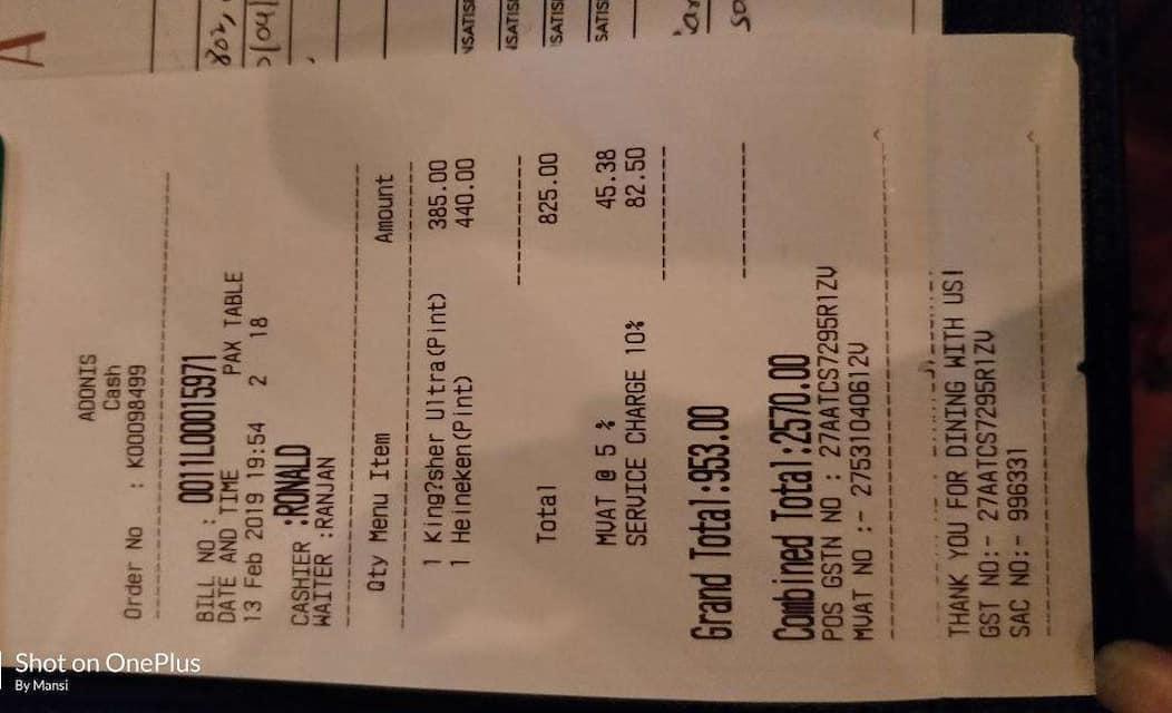 Menu at ESTELLA, Mumbai, Nichani Kuttir Building