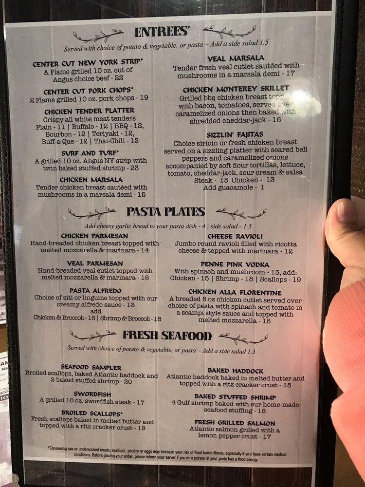 Menu at Wood River Bar & Grill, Richmond