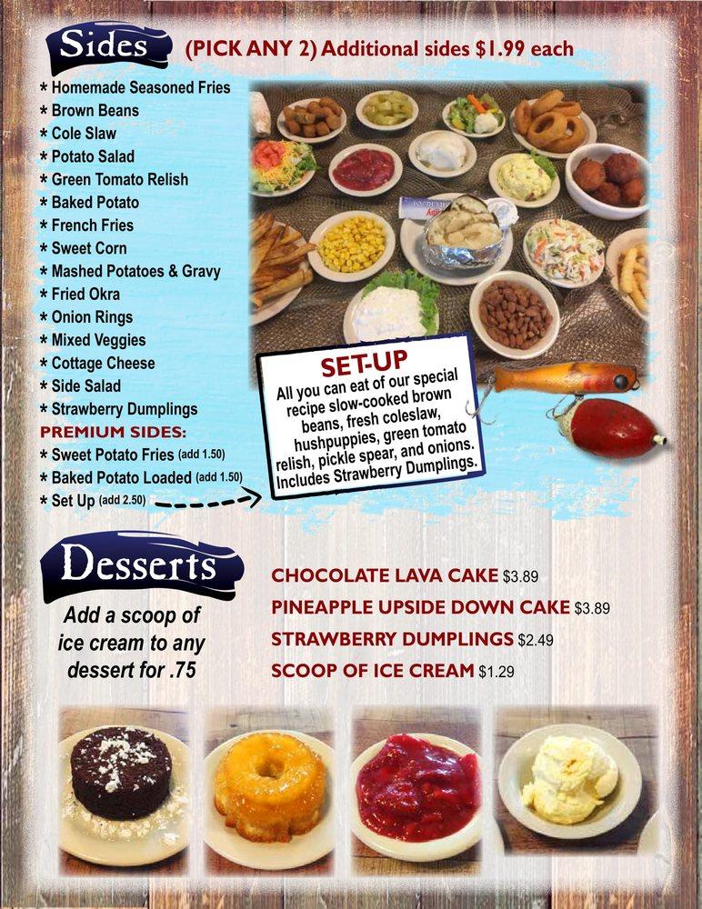 Menu at Katfish Kitchen restaurant, Tahlequah