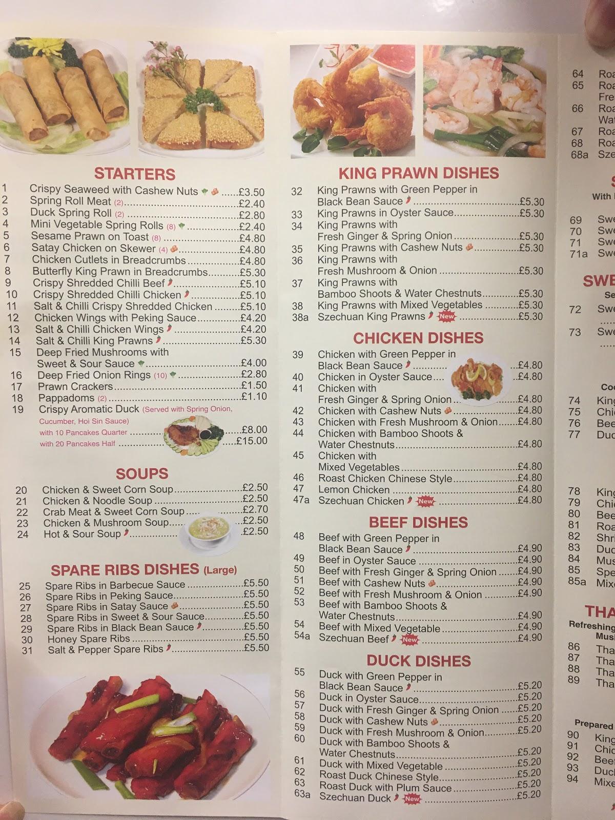 Menu at Smiling Valley fast food, Ebbw Vale