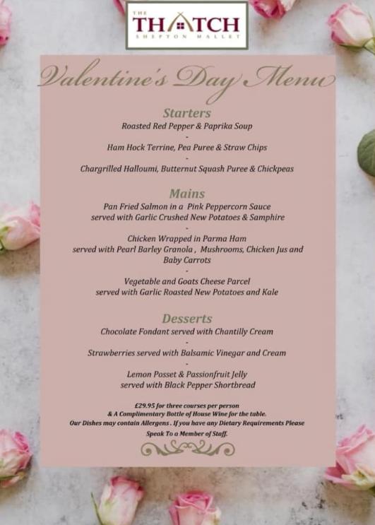 Menu at The Thatched Cottage Inn pub & bar, Shepton Mallet