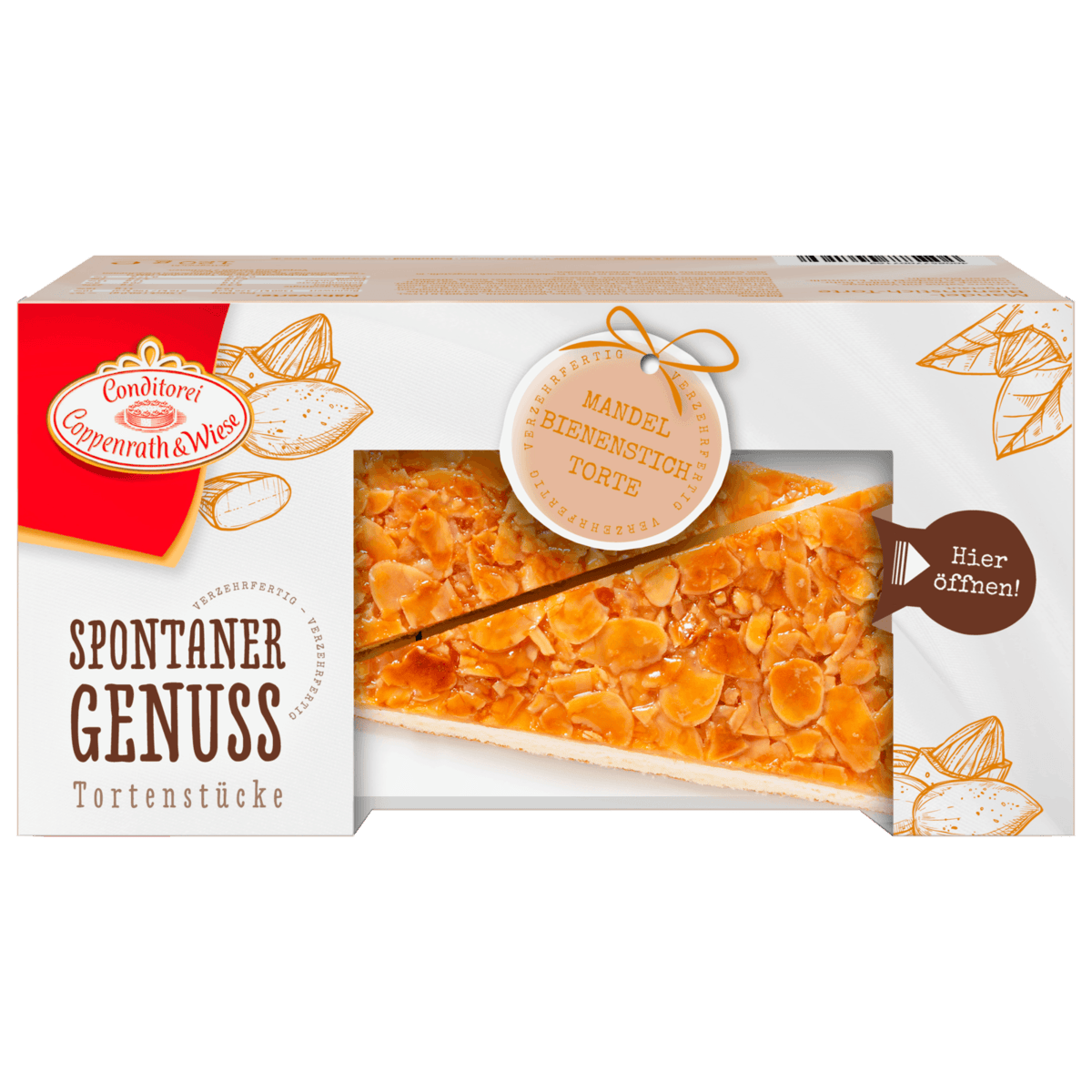 Conditorei Coppenrath & Wiese MandelBienenstichTorte 120g bei REWE