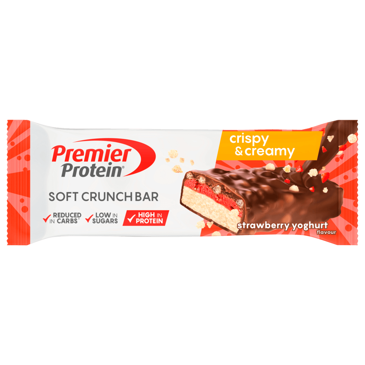 Premier Protein Crunch Bar Strawberry Yoghurt 45g bei REWE online
