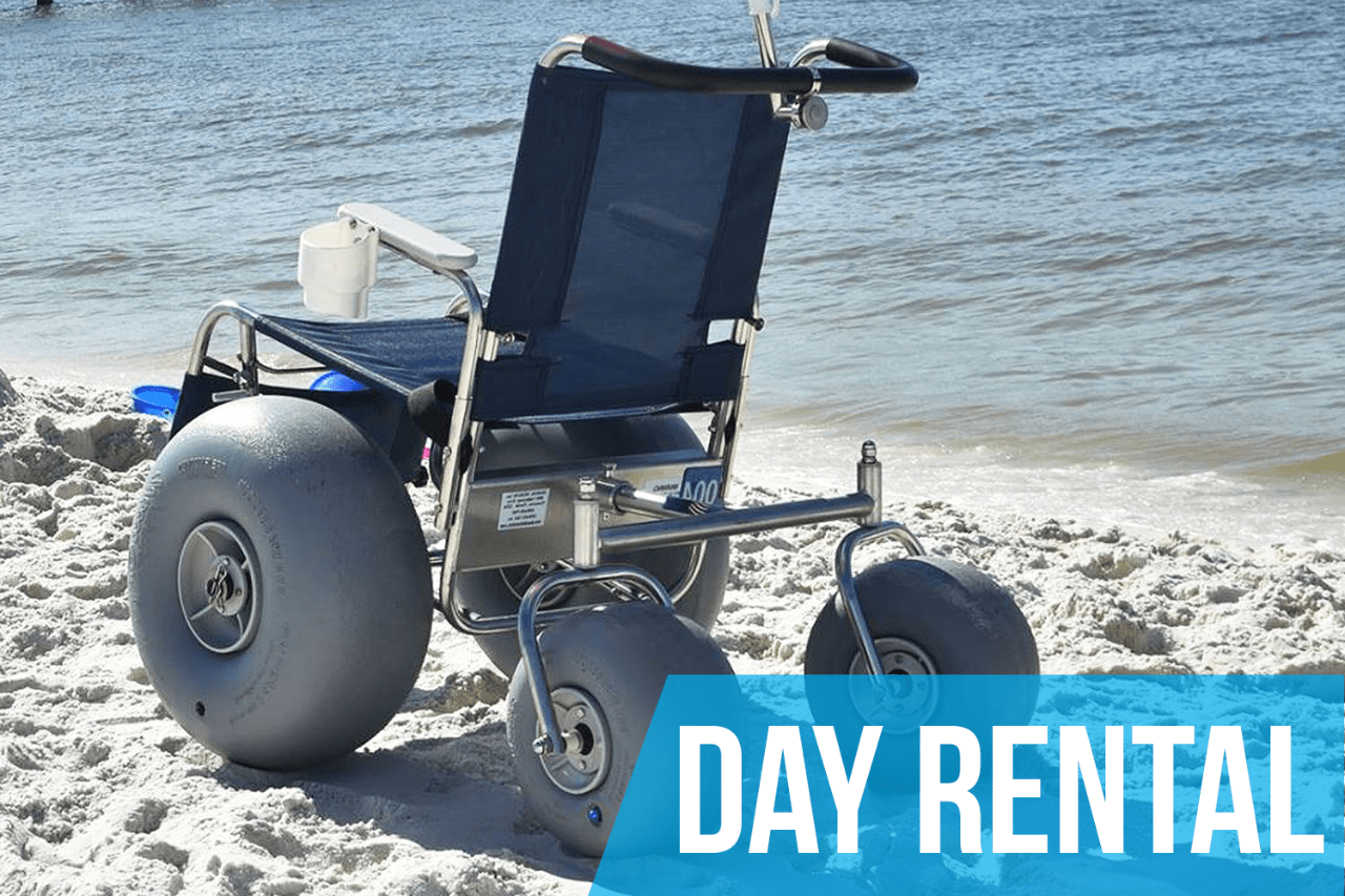Rent a DeBug Beach Wheelchair for 1 Day in Virginia Beach