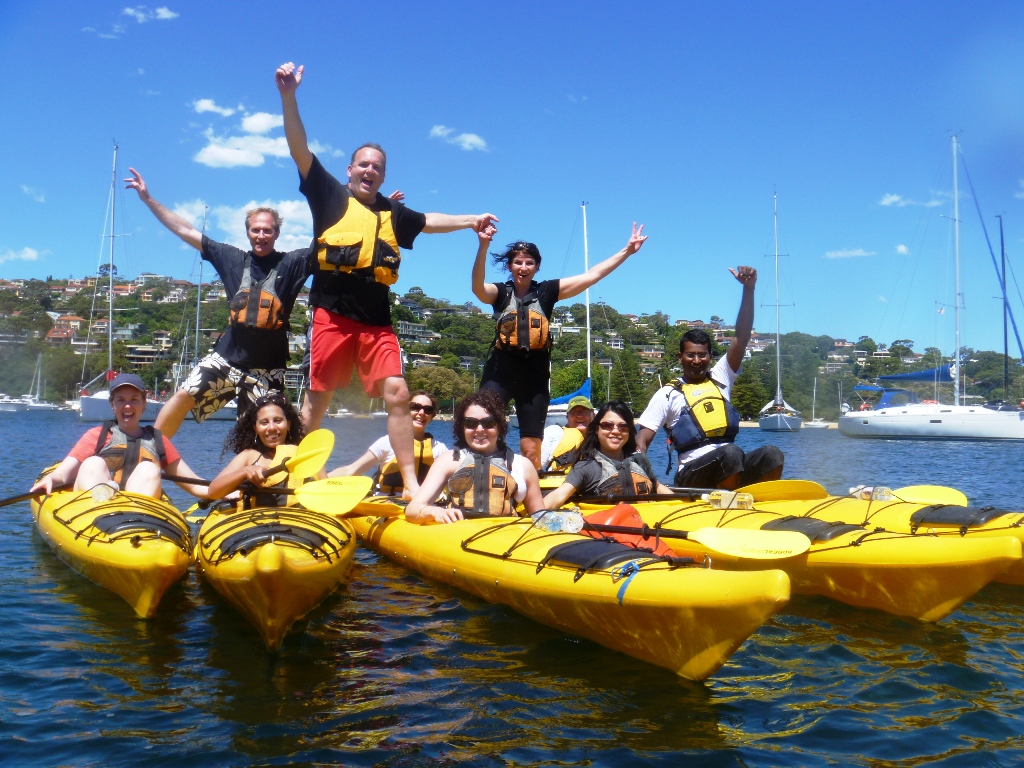Photo Challenge Team Building Activity Sydney Harbour Kayaks