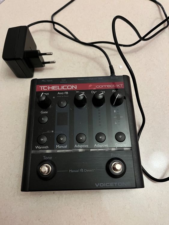 TC-Helicon VoiceTone Correct XT Pitch Correction Pedal | Kaufen auf Ricardo