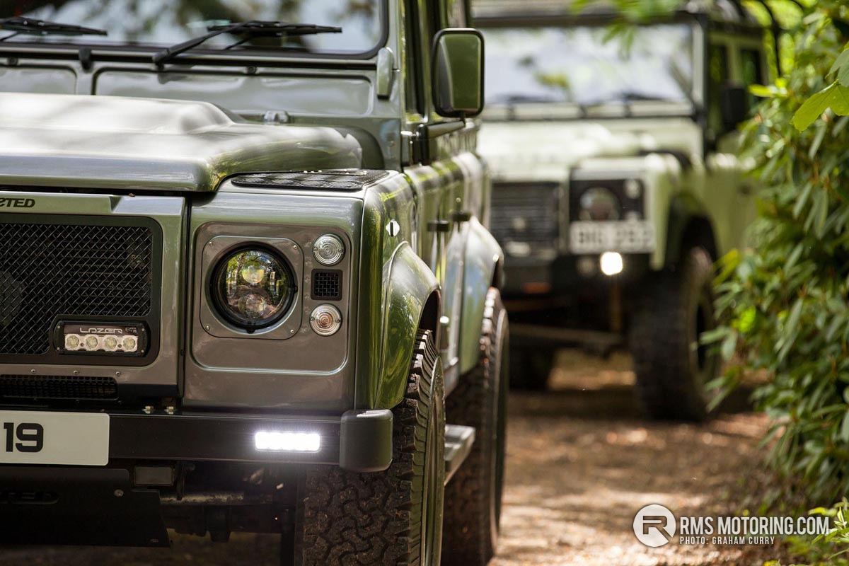 Double Defenders Wildcat V8 & Cummins Land Rovers