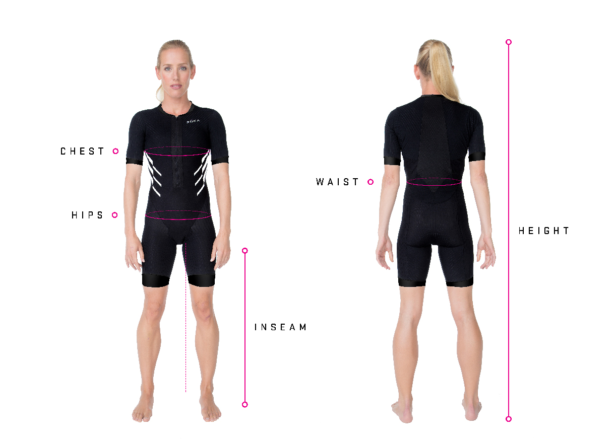 Women's Gen II Aero Short Sleeve Tri Suit Fastest Tri Suit ROKA