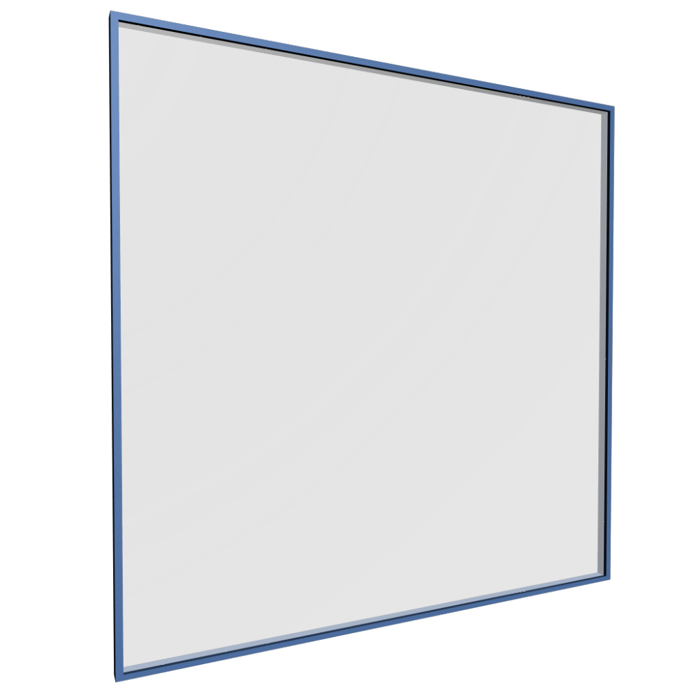 Steel frame window with milk glass Design and Decorate Your Room in 3D