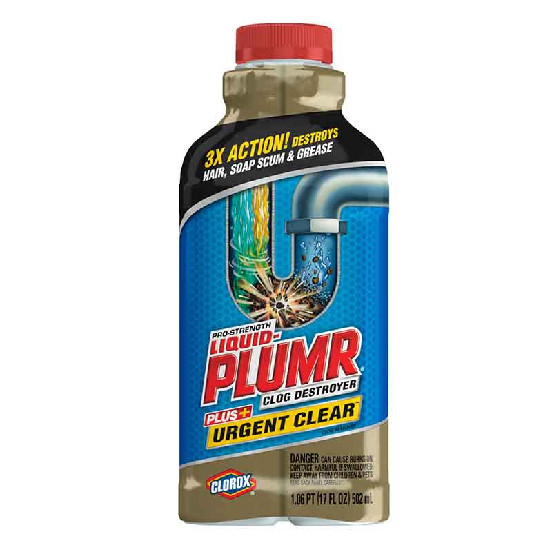 Liquid Plumr Urgent Clear 502ML