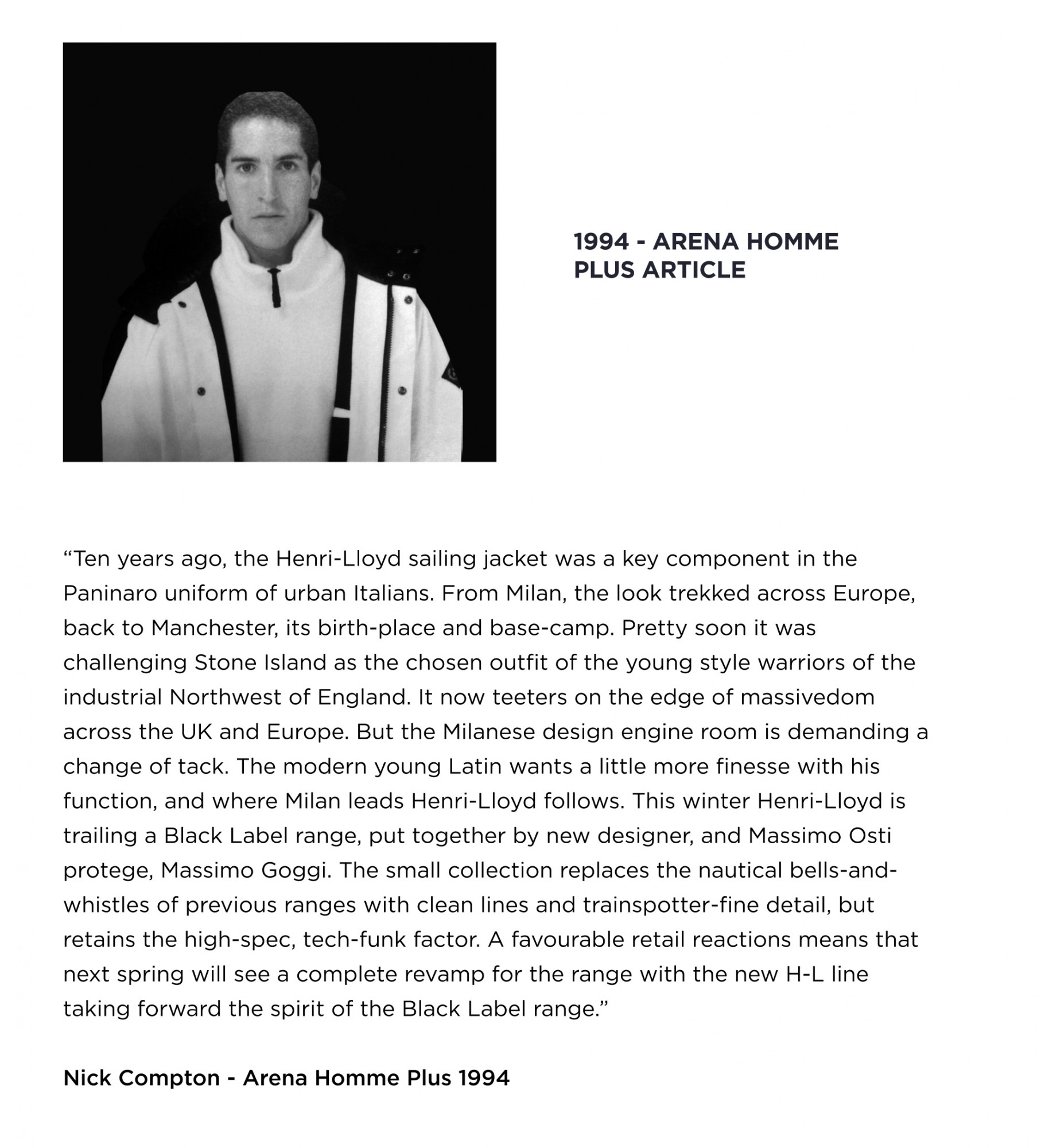 HenriLloyd in the 1990's