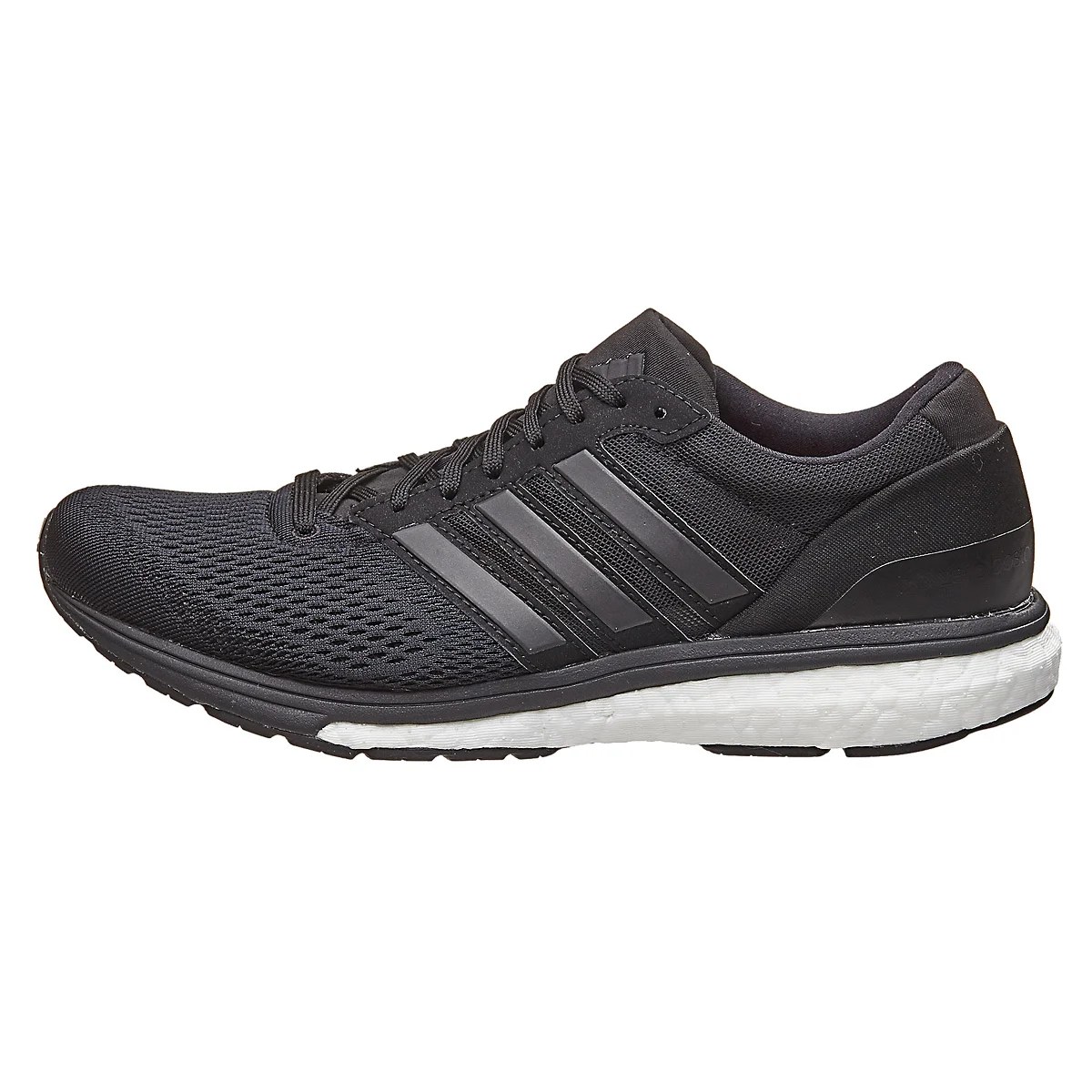 adidas adizero Boston 6 Women's Shoes Black/Black 360° View Running