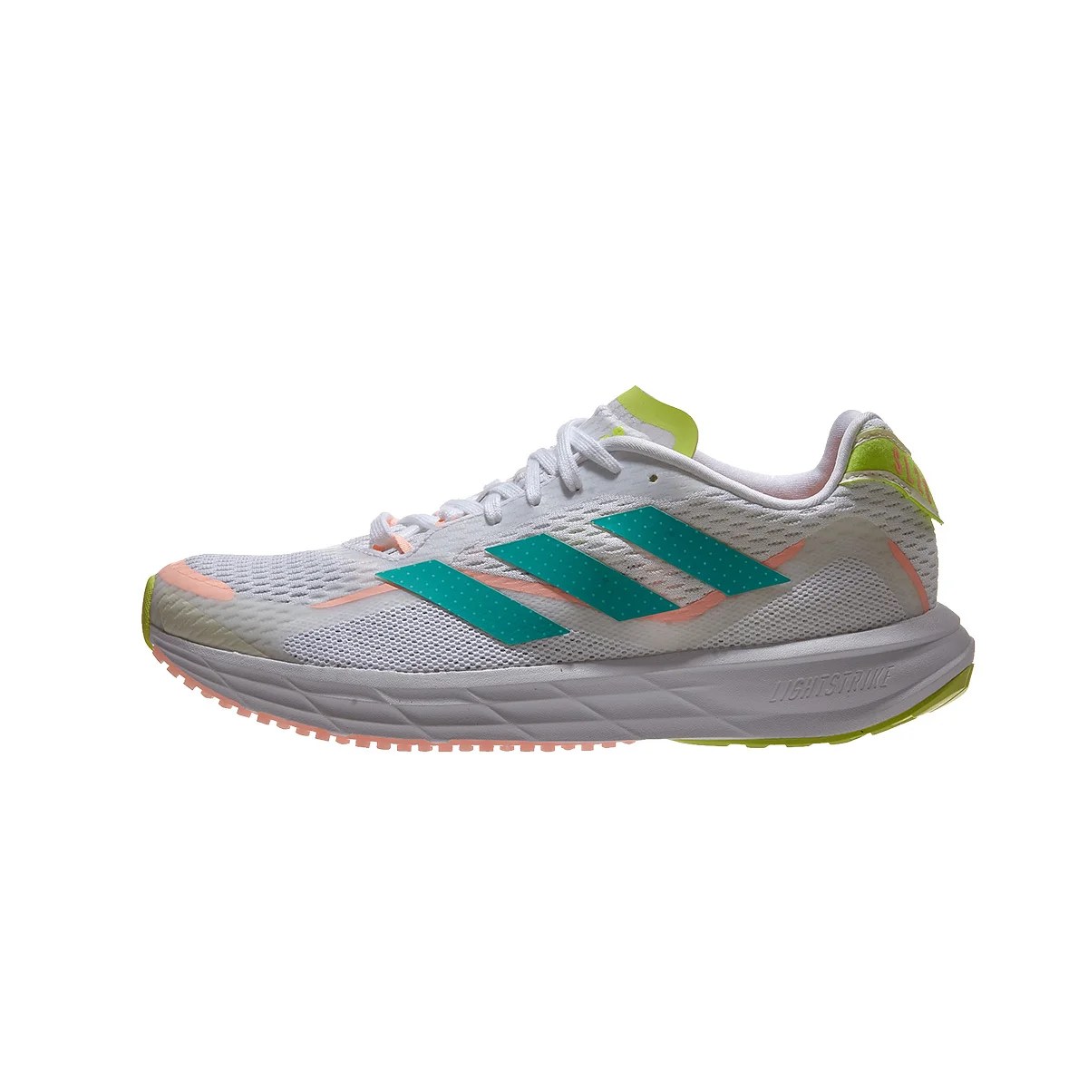 adidas SL20.3 Women's Shoes White/Mint Rush 360° View Running Warehouse