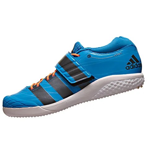 adidas adizero Javelin 2 Throw Shoes Solar Blue 360° View Running