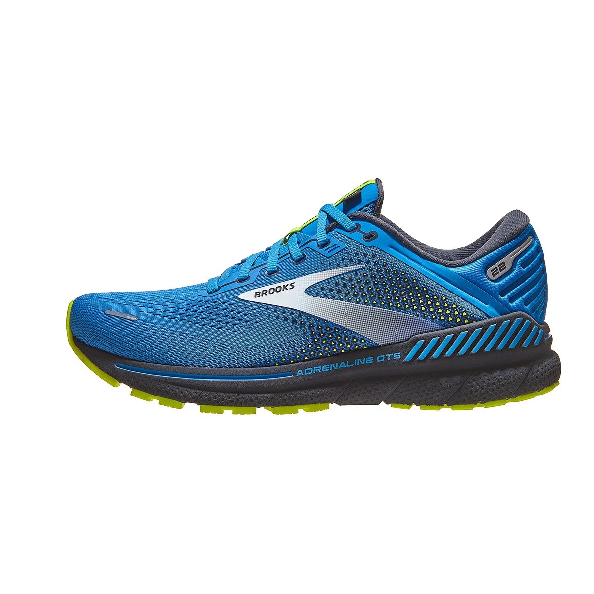 Brooks Adrenaline GTS 22 Men's Shoes Blue/Ink/Nightlife 360° View