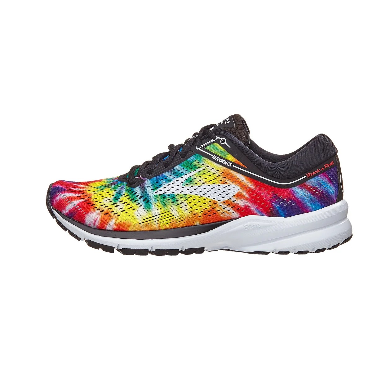 Brooks Launch 5 Women's Shoes Tie Dye/Green/Blue 360° View Running