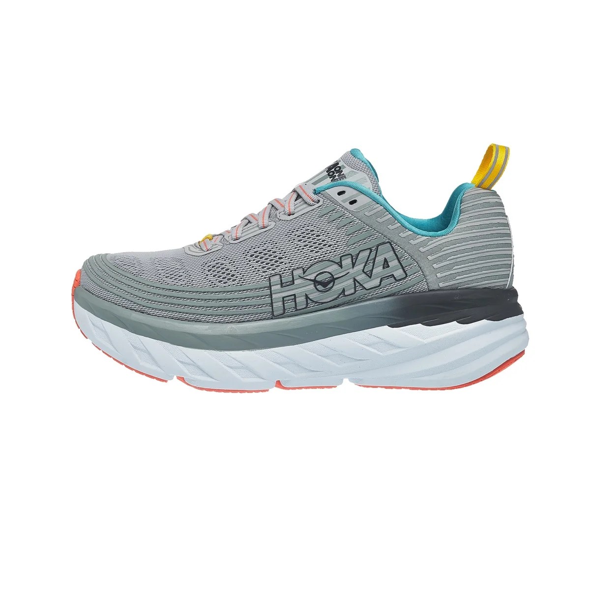 HOKA ONE ONE Bondi 6 Women's Shoes Vapor Blue/Iron 360° View Running Warehouse