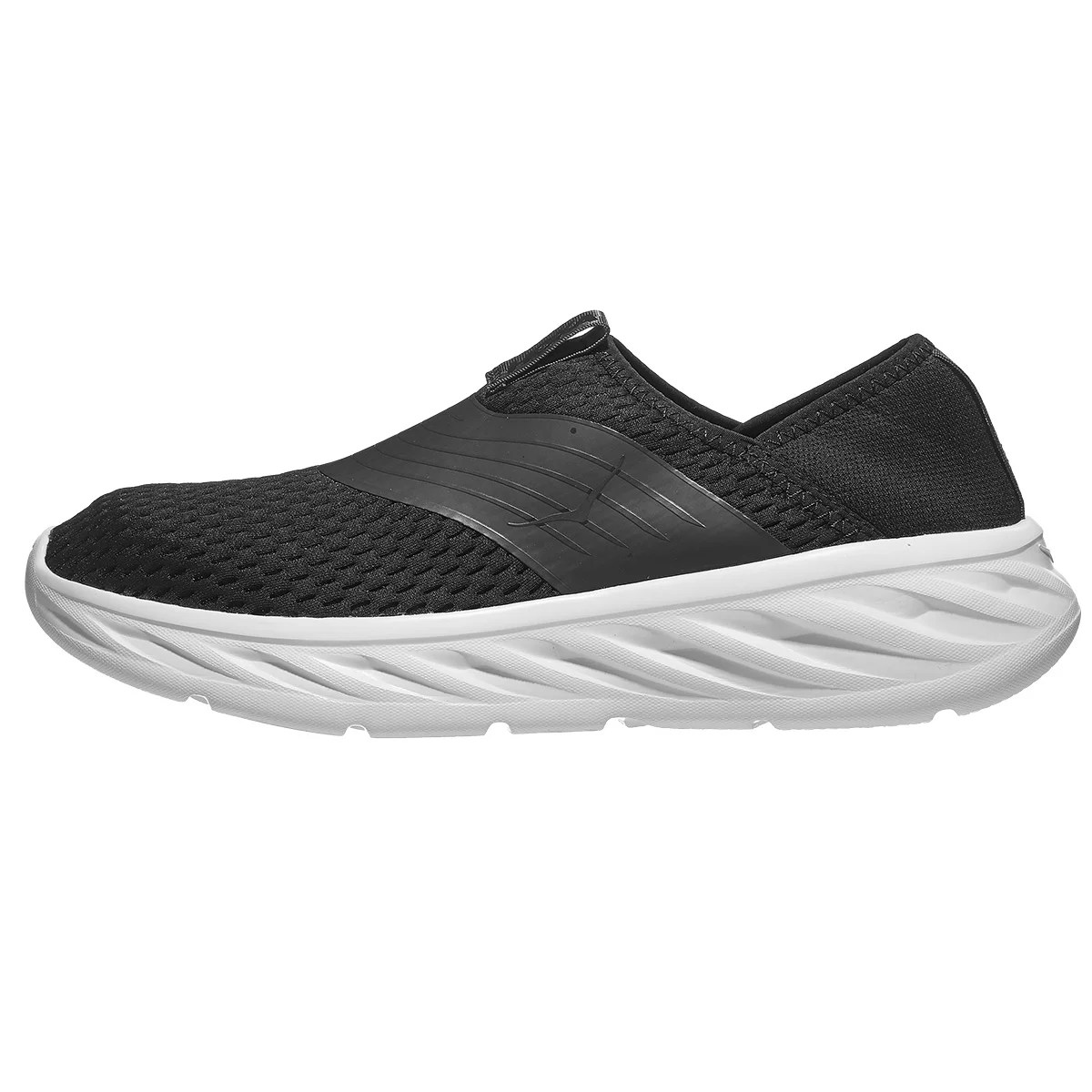HOKA ONE ONE Ora Recovery Shoes Men's Black/Phantom 360° View Running