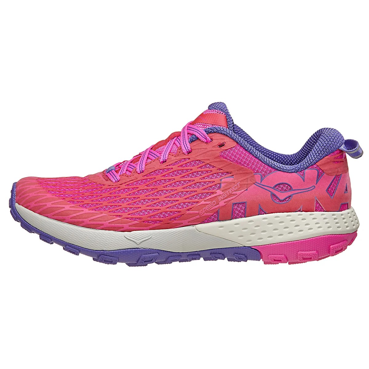 HOKA ONE ONE Speed Instinct Women's Shoes Pink/Fuchs 360° View