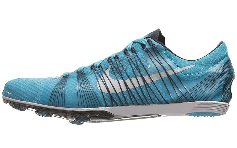 Nike Zoom Victory Elite Spikes Blue/Navy/Silver 360° View Running