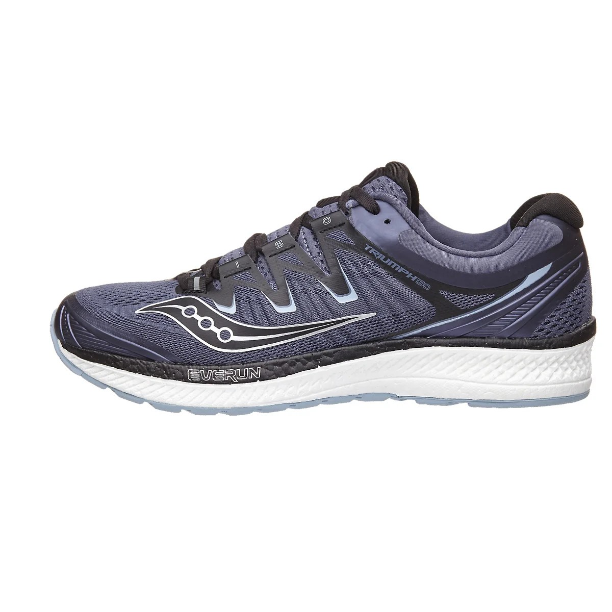 Saucony Triumph ISO 4 Men's Shoes Grey/Black 360° View Running Warehouse
