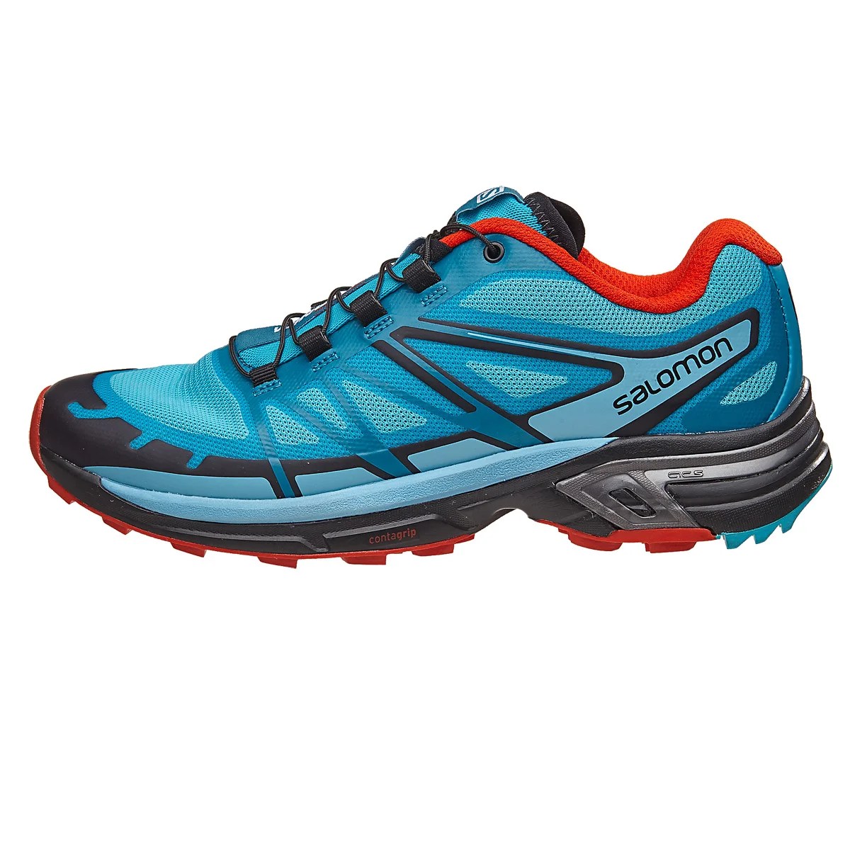 Salomon Wings Pro 2 Women's Shoes Blue Jay/Blue/Oran 360° View