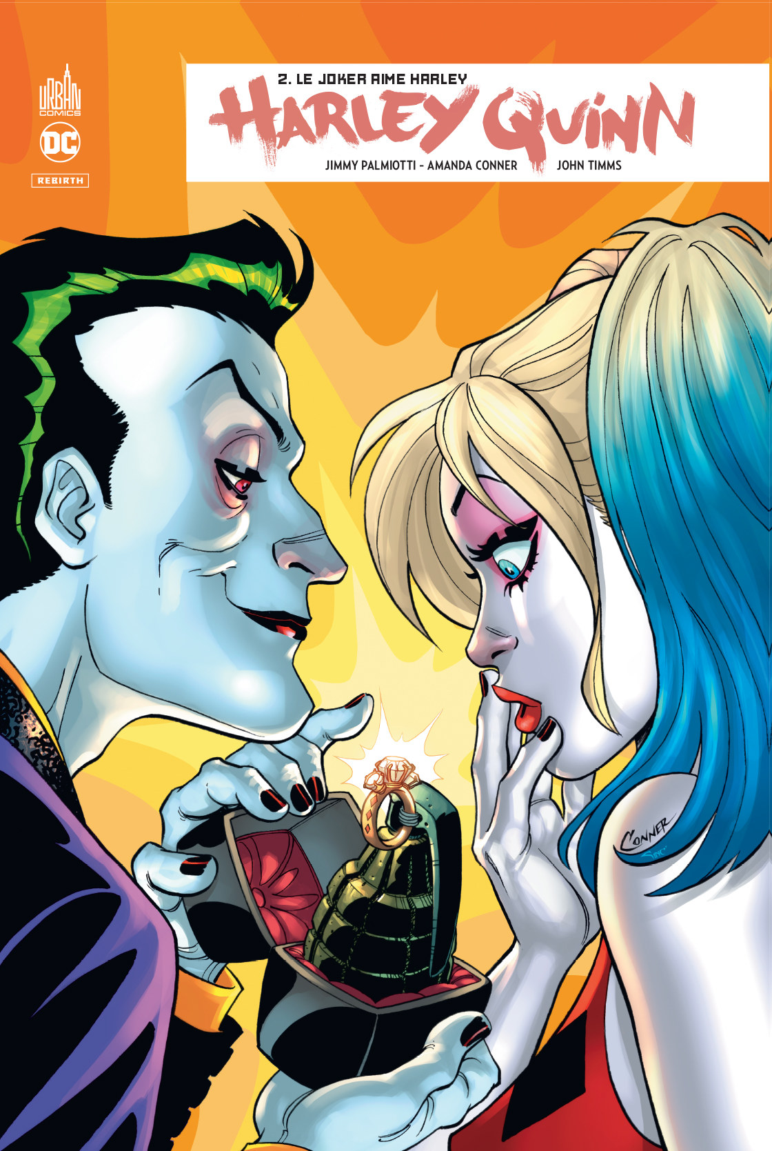 Harley Quinn Rebirth 2 Le Joker aime Harley TPB hardcover (cartonnée