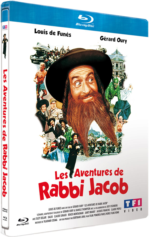 Les Aventures de Rabbi Jacob Edition Limité Steelbook Blu
