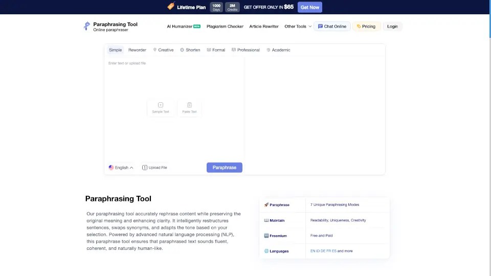 Paraphraser.io Free AIPowered Paraphrasing Tool for Unique Content
