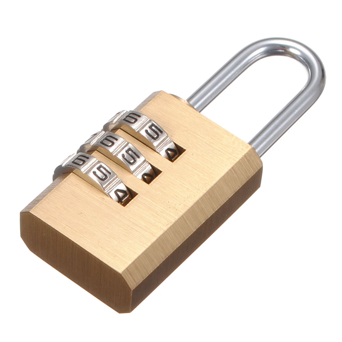 Cadenas Antivol à Code Laiton Combinaison 3 Chiffres Sac