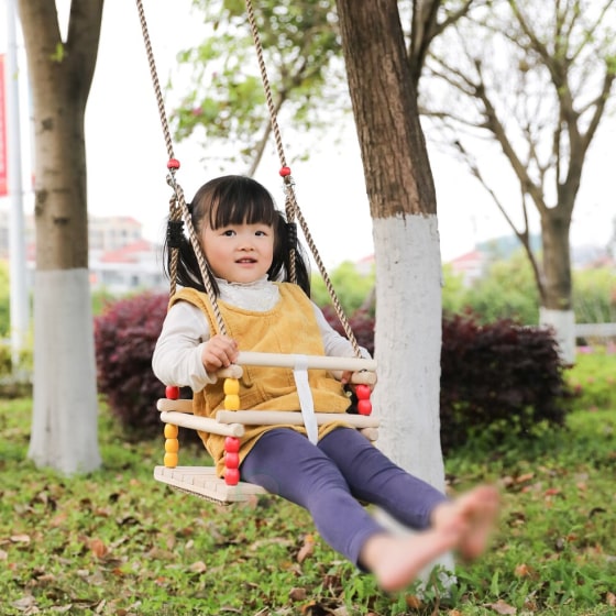 Wooden Baby Swing For Babies And Toddlers Camp Wonders