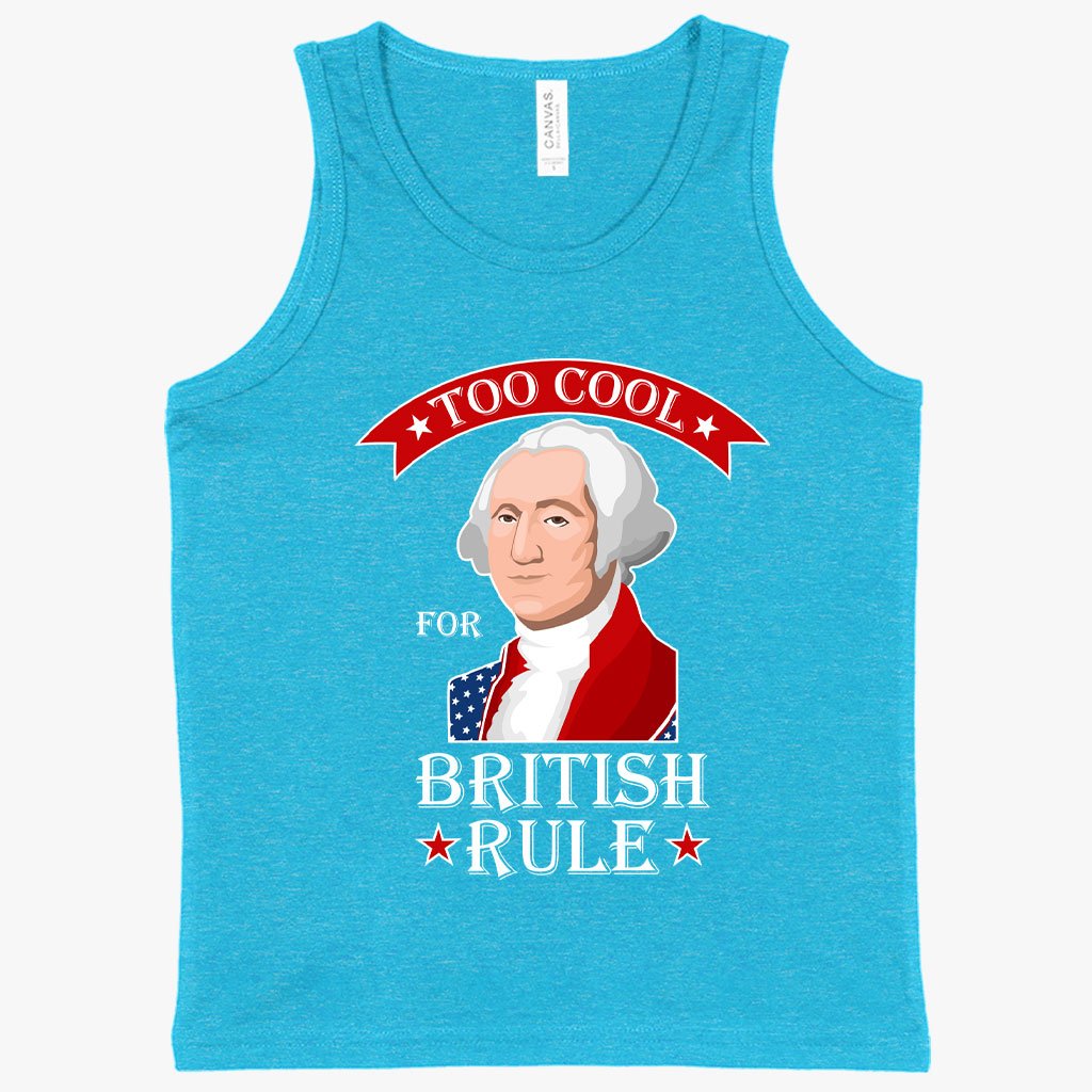 Kids’ Too Cool for British Rule Tank Washington Tank Funny