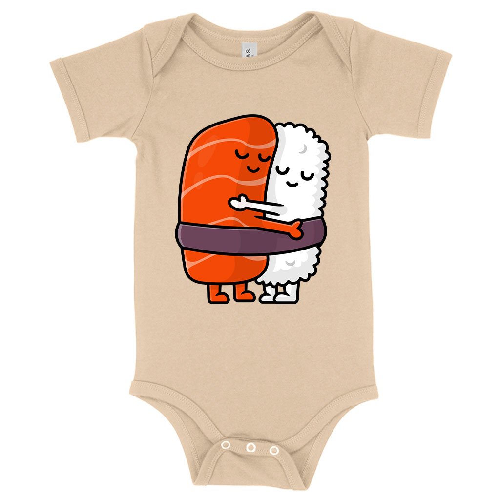 Baby Jersey Hug Onesie Cute Sushi Onesie