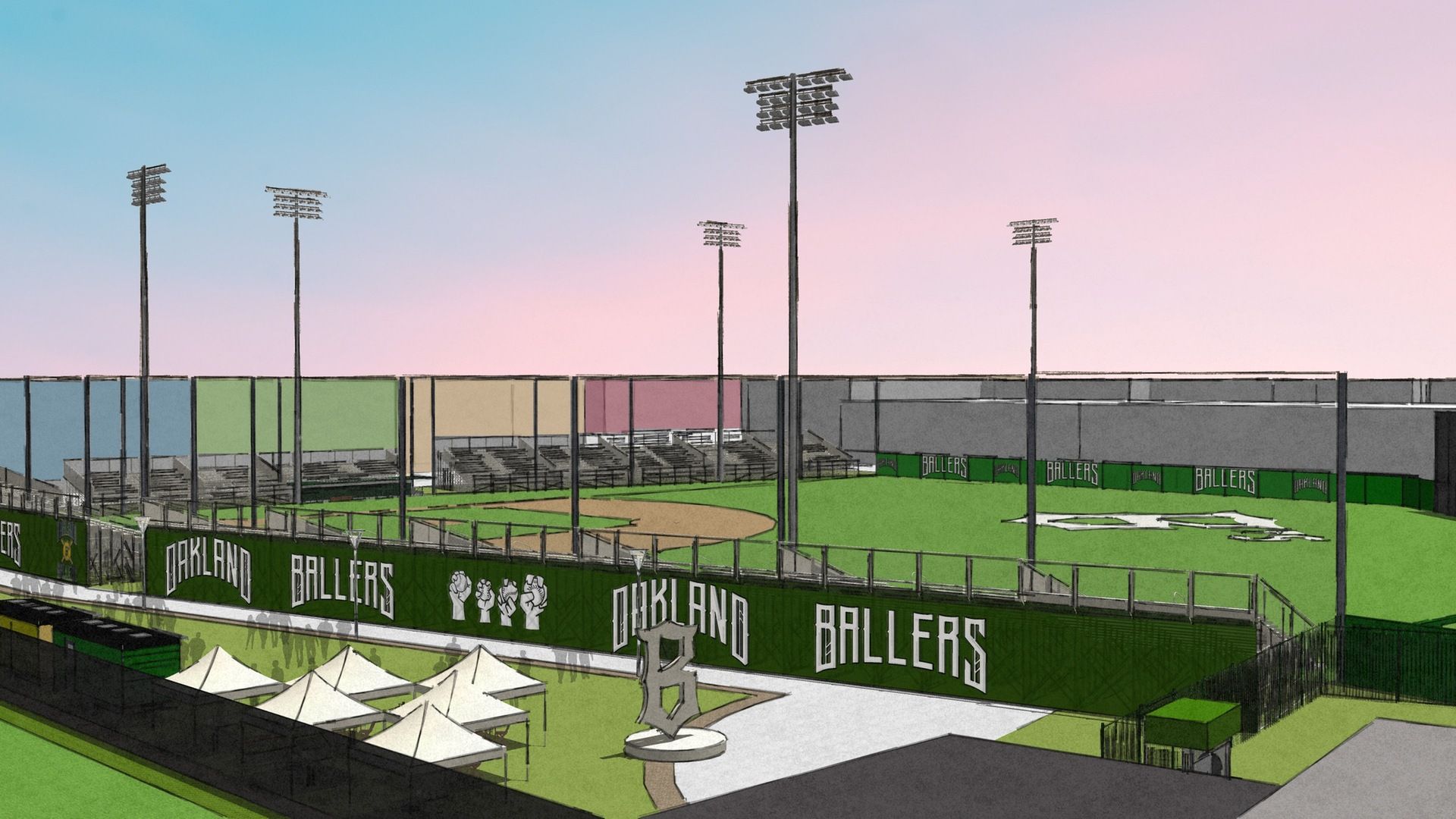 The Newly Formed Oakland Ballers Will Renovate and Play Ball at West