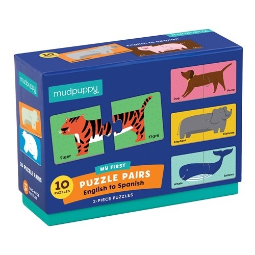 English to Spanish my first puzzle pairs