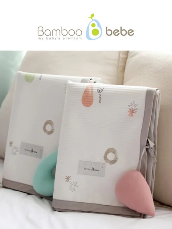 KRBA607 韓國 Bamboo Bebe 竹纖維大防水墊 (2色) [100x130cm]