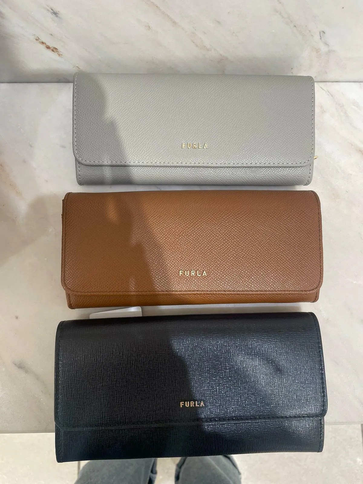 FURLA LONG WALLET WITH FLAP AND CLIP