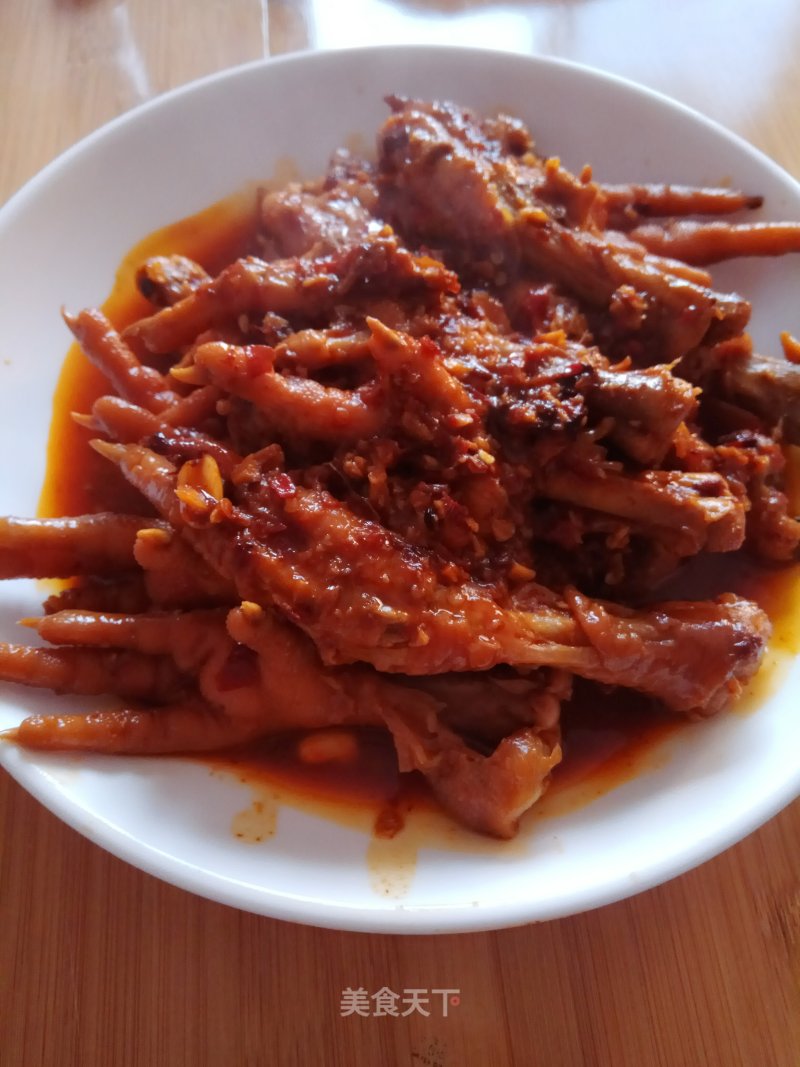 Yellow Braised Chicken Feet Recipe Simple Chinese Food