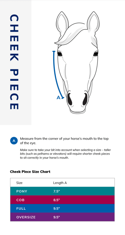 Harwich® Ergonomic Bridle Cheek Pieces by SmartPak
