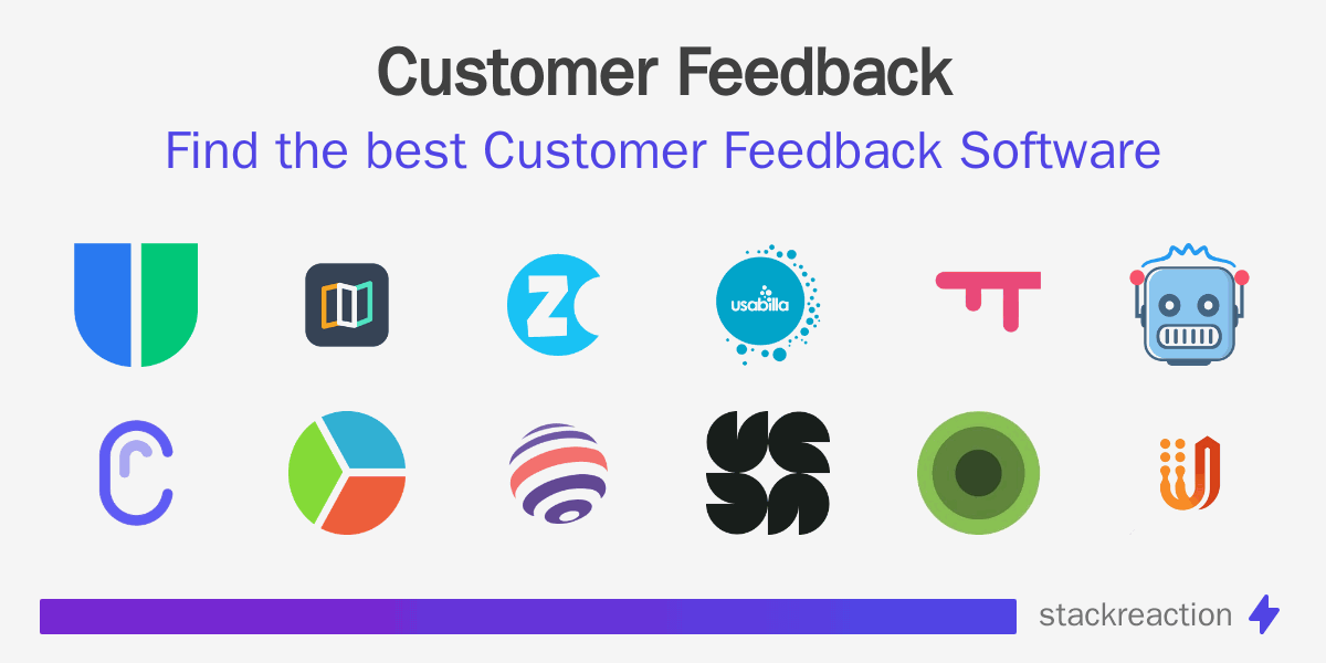 Find the best Customer Feedback Software